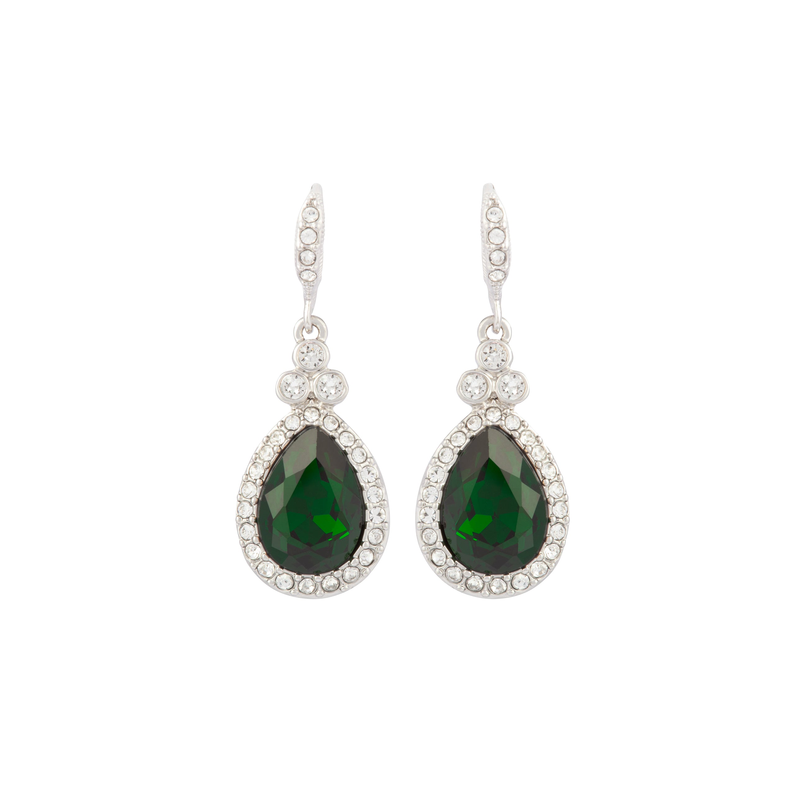 Givenchy Faux Emerald Earrings