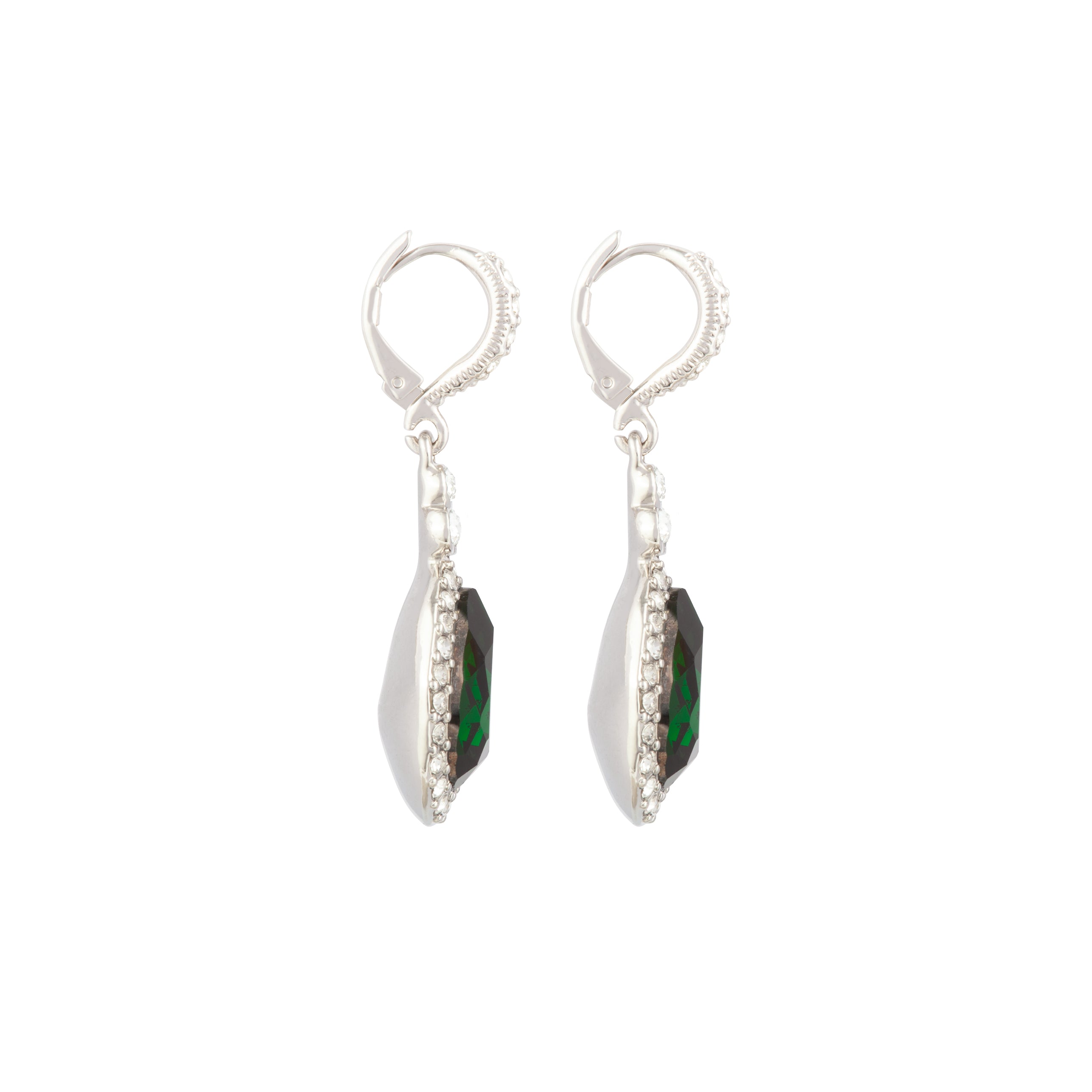 Givenchy Faux Emerald Earrings