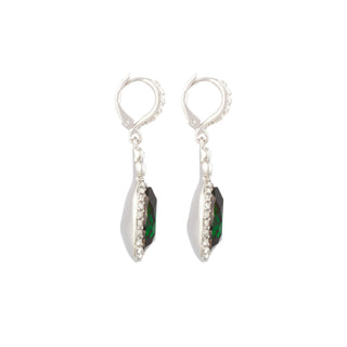 Givenchy Faux Emerald Earrings