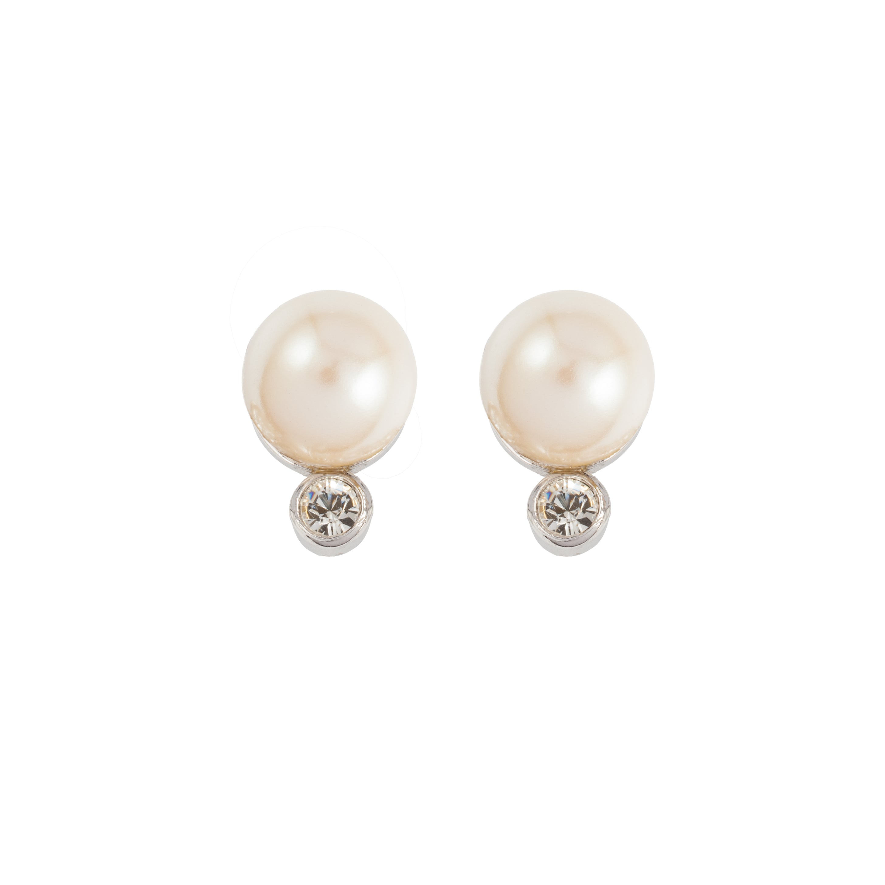 1990s Vintage Nina Ricci Faux Pearl Earrings