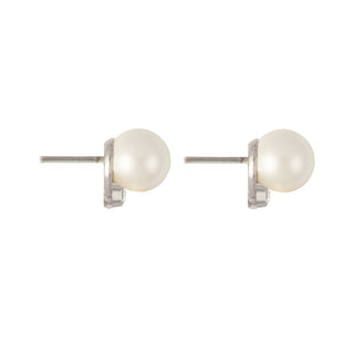 1990s Vintage Nina Ricci Faux Pearl Earrings