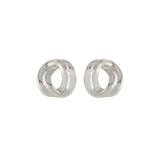 1980s Vintage Monet Chain Link Clip-On Earrings