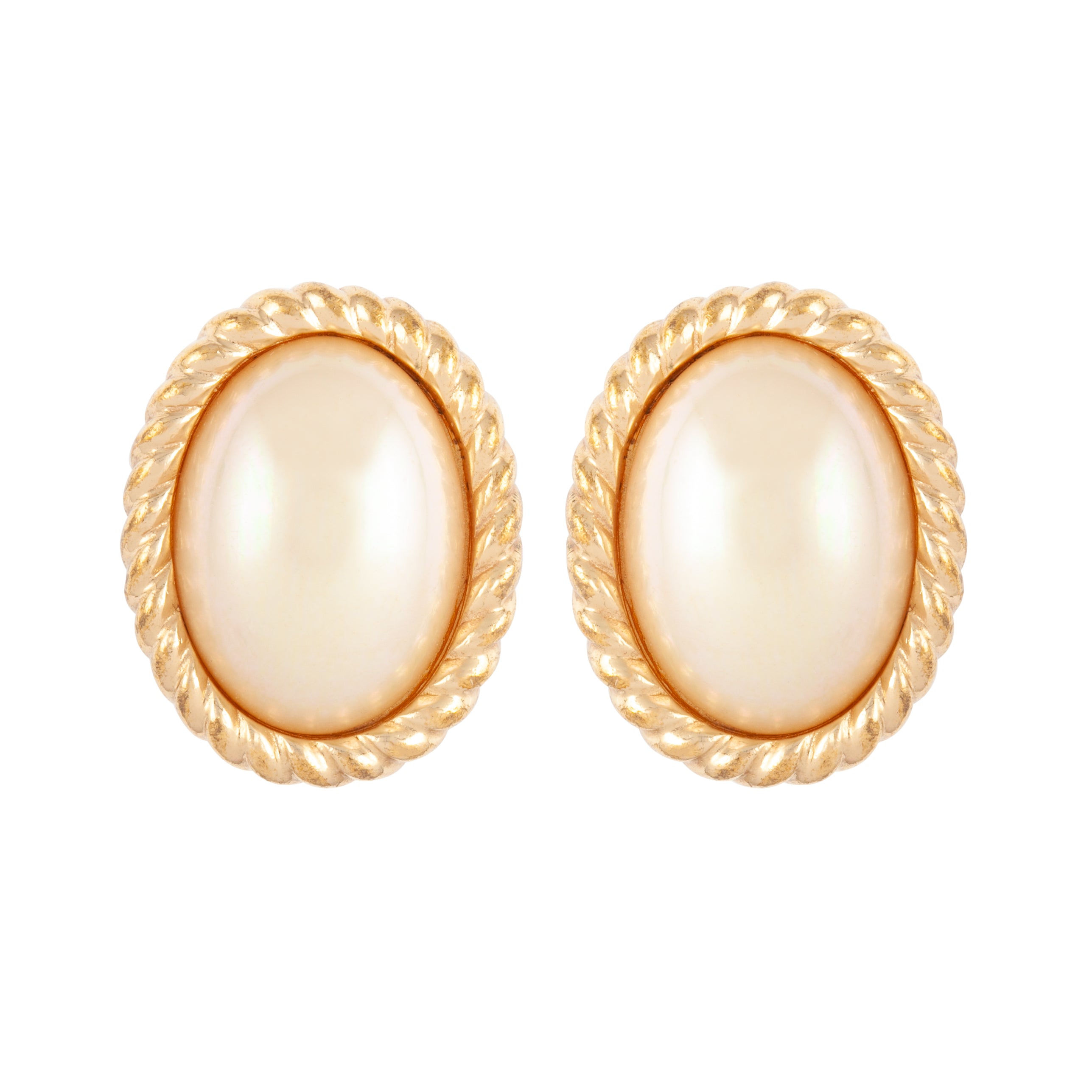 1980s Vintage Christian Dior Clip-On Earrings