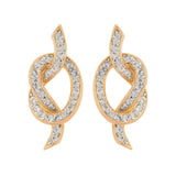 1980s Vintage Nina Ricci Love Knot Clip-On Earrings