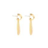 1980s Vintage Door Knocker Earrings