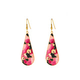 1980s Vintage Cloisonné Drop Earrings