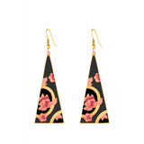 1980s Vintage Cloisonné Drop Earrings