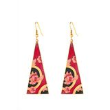1980s Vintage Cloisonné Drop Earrings