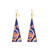 1980s Vintage Cloisonné Drop Earrings