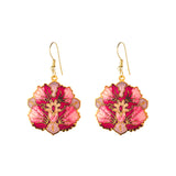 1980s Vintage Cloisonné Earrings