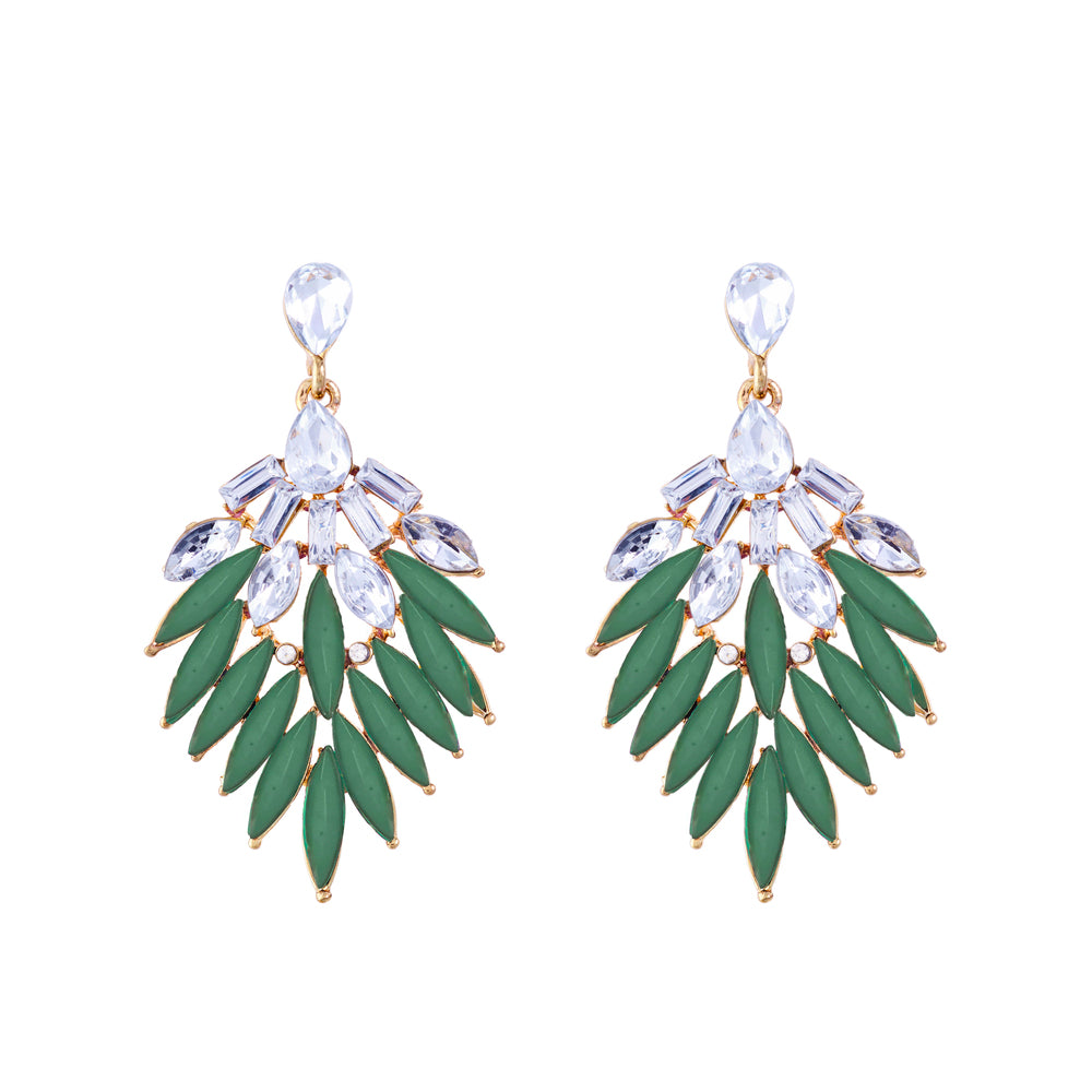 1990s Vintage Dramatic Drop Earrings