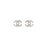 2000 Chanel Ribbed Clip-On Earrings