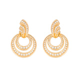 1980s Vintage Christian Dior Door Knocker Clip-on Earrings