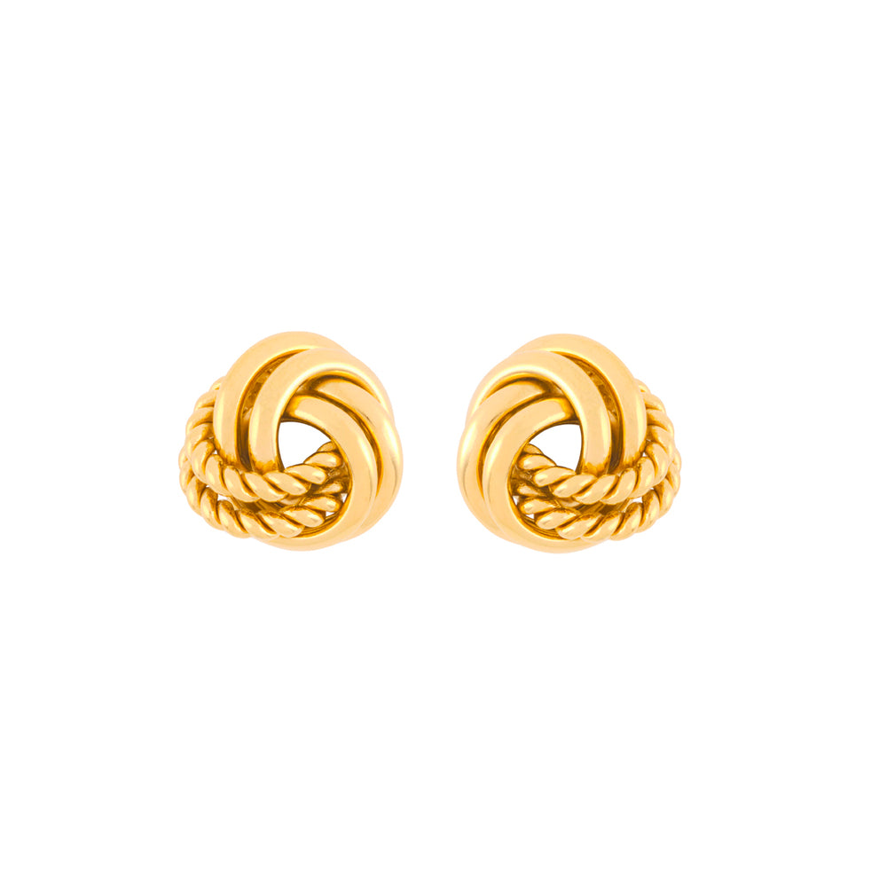 1980s Givenchy Sculpted Knot Clip-On Earrings