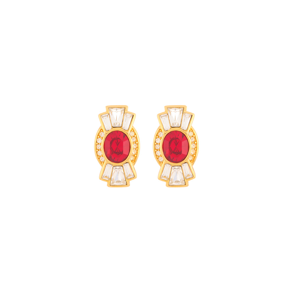 1980s Givenchy Deco Revival Earrings