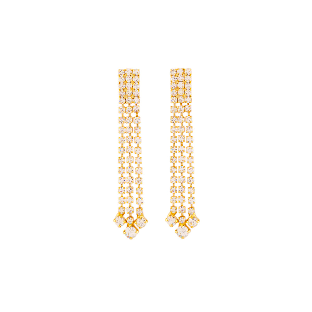 1980s Rediscovered Chandelier Drop Post Earrings