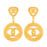 1980s Rare Vintage Chanel Clip-On Earrings