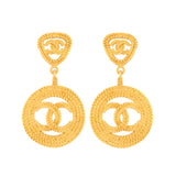 1980s Rare Vintage Chanel Clip-On Earrings
