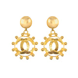 1980s Vintage Chanel Clip-On Earrings