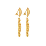 1980s Vintage Chanel Clip-On Earrings