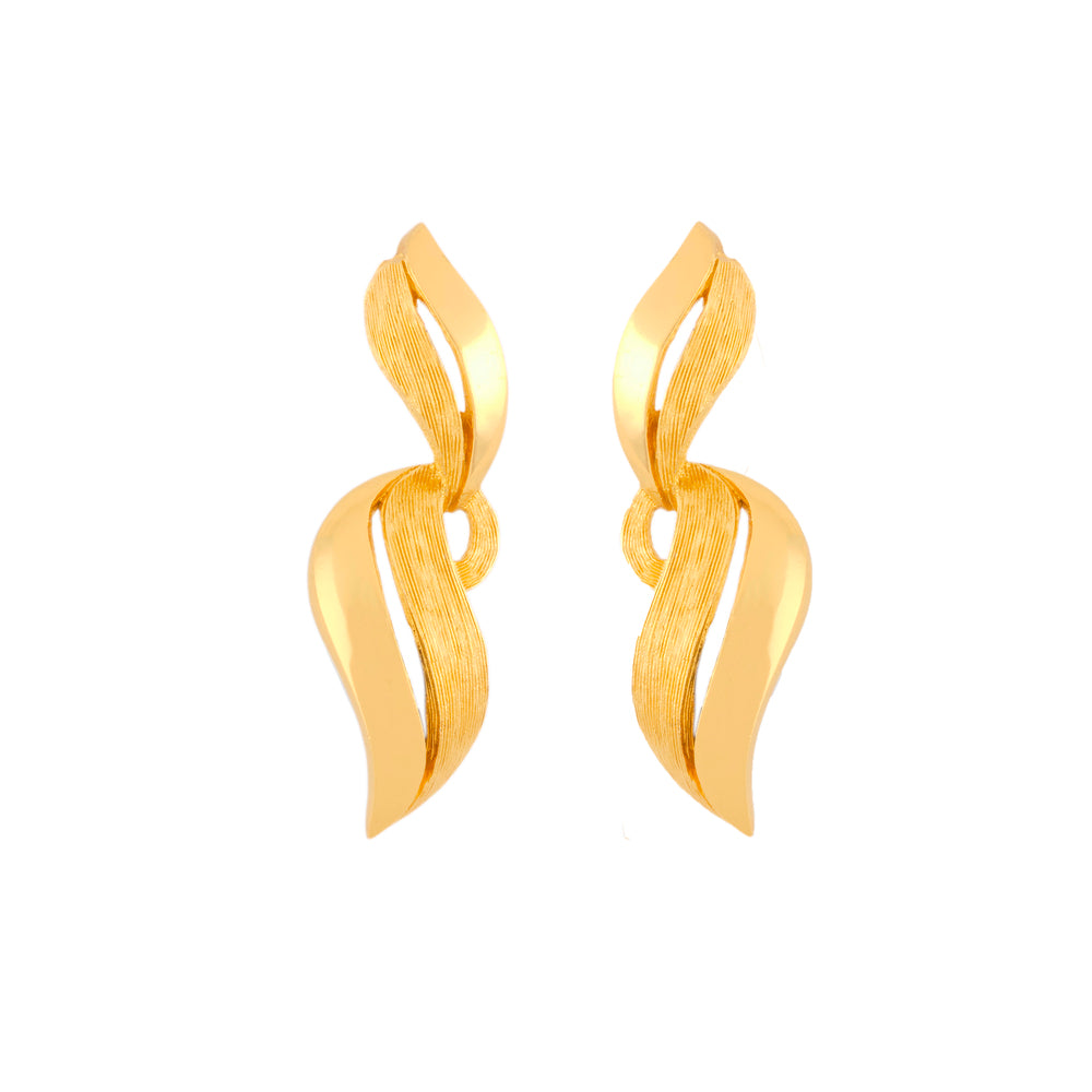 1980s Vintage Christian Dior Stylised Drop Earrings