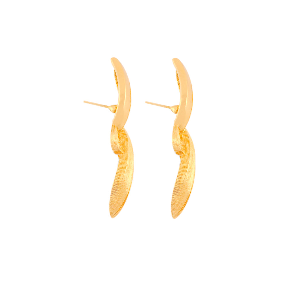 1980s Vintage Christian Dior Stylised Drop Earrings