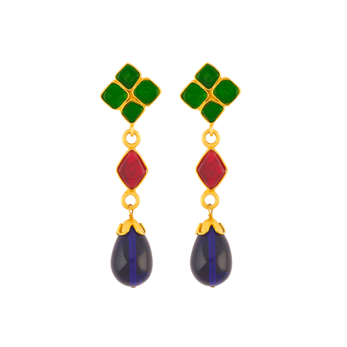 1994 Rare Vintage Chanel Gripoix Earrings