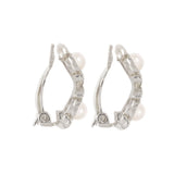 1980s Vintage D'Orlan Faux Pearl Clip-On Earrings