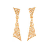 1980s Vintage D'Orlan Geometric Clip-On Earrings