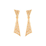 1980s Vintage D'Orlan Geometric Clip-On Earrings