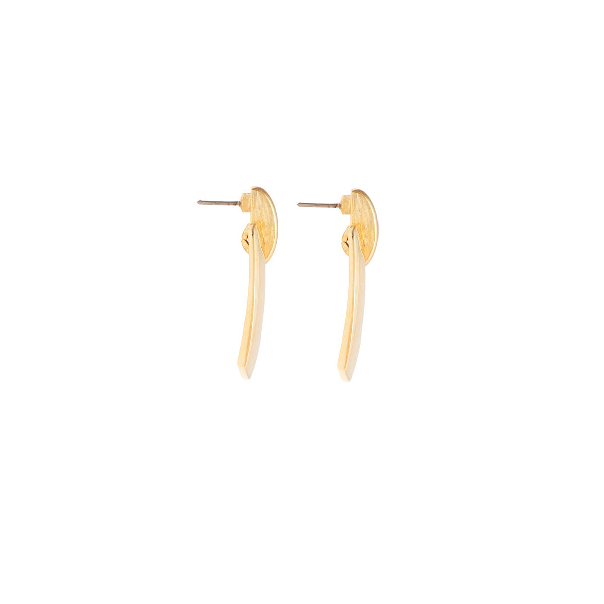1980s Vintage Napier Door Knocker Earrings