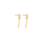 1980s Vintage Napier Door Knocker Earrings