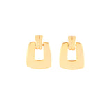 1980s Vintage Napier Door Knocker Earrings