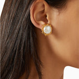 1980s Vintage Faux Pearl Earrings