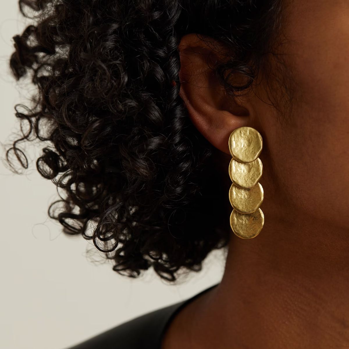 1990s Vintage Yves Saint Laurent Clip-On Earrings