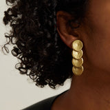 1990s Vintage Yves Saint Laurent Clip-On Earrings