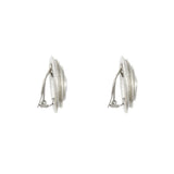 1990s Vintage Swirl Clip-On Earrings