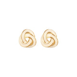 1990s Vintage Cream Enamel Clip-On Earrings