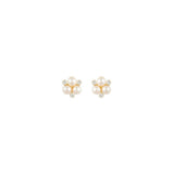 1990s Vintage Faux Pearl Clip-On Earrings