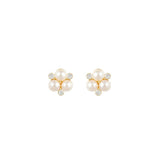 1990s Vintage Faux Pearl Clip-On Earrings