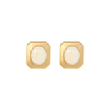 1990s Vintage Rectangular Earrings