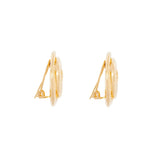 1990s Vintage Stylised Swirl Earrings