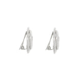 1990s Vintage Stylised Swirl Clip-On Earrings