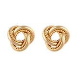 1980s Givenchy Sculpted Knot Clip-On Earrings
