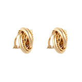 1980s Givenchy Sculpted Knot Clip-On Earrings