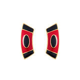 1980s Vintage Monet Geometric Earrings