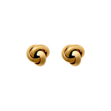 1990s Vintage Love Knot Clip-On Earrings