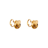 1990s Vintage Love Knot Clip-On Earrings