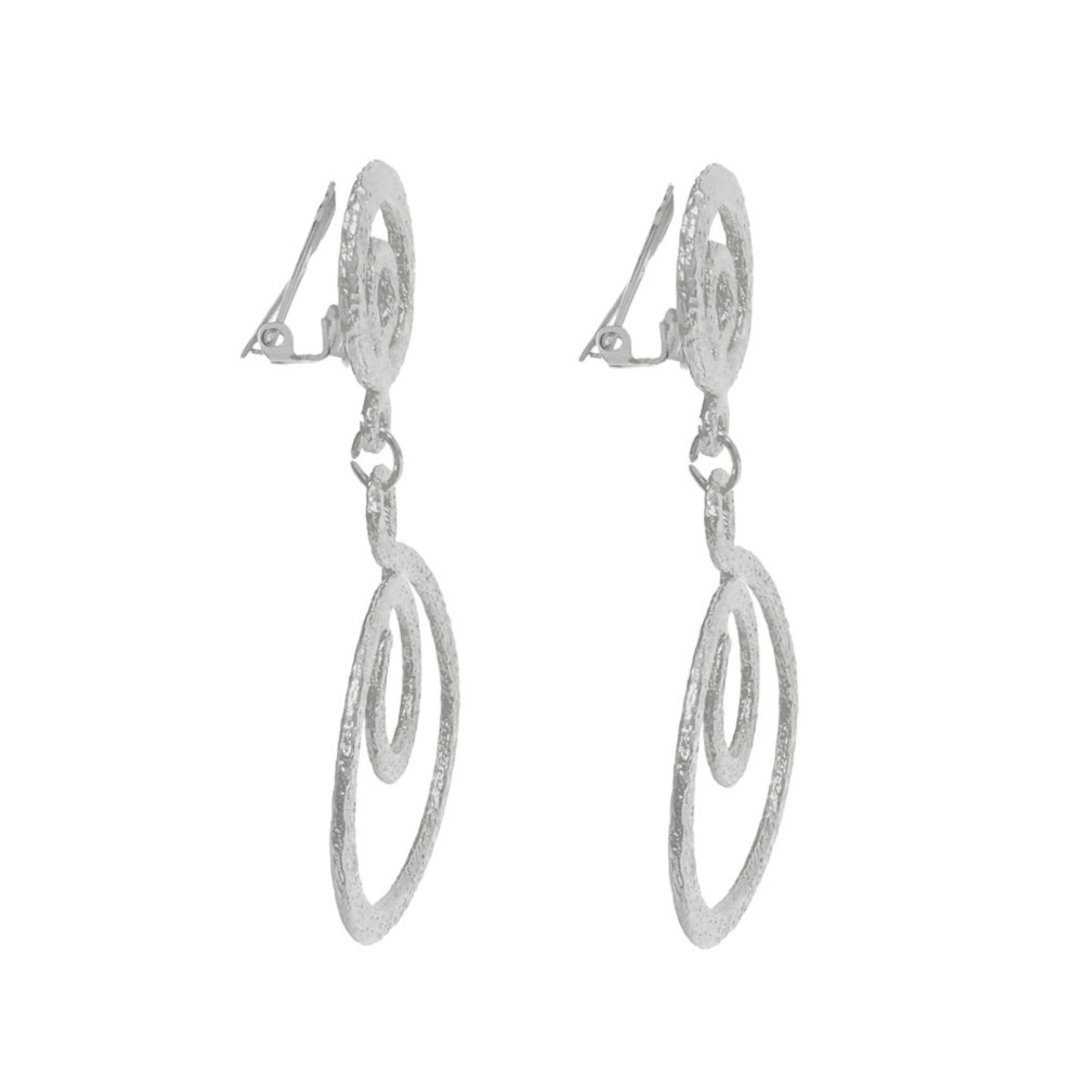 1980s Vintage Stylised Clip-On Earrings