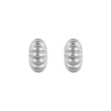 1990s Vintage Demi Hoop Clip-On Earrings